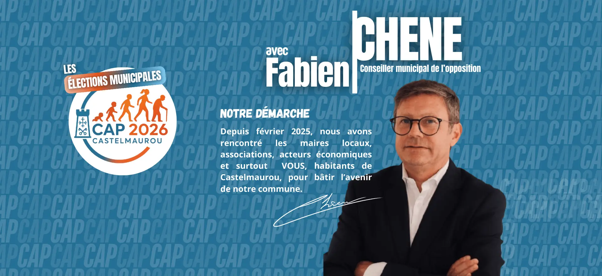 Présentation Fabien Chêne - tête de liste Cap Castelmaurou 2026